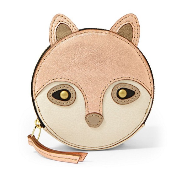 Fossil Handbags - Fossil Fox Zip Leather Coin Purse